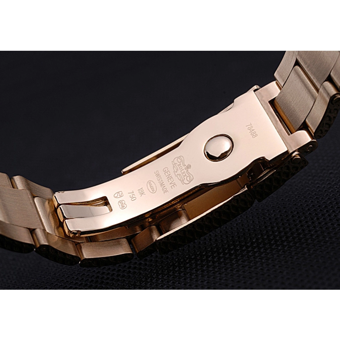 Aaa replica watch with White Black Cosmograph Rolex Gold Daytona 622548 Subdials Bracelet 0717